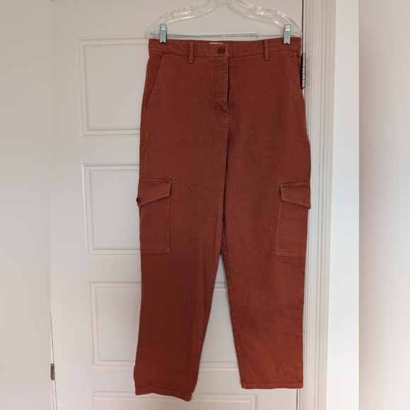 Wilfred Free Arizona High Waisted Modern Cargo Pants Size 12 - Picture 6 of 12